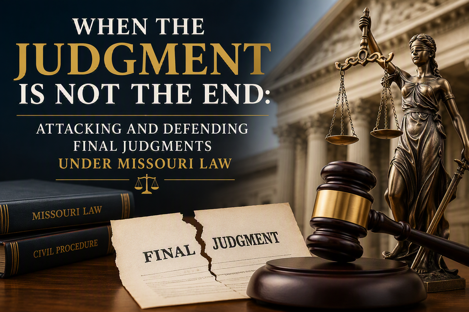 When the Judgment Is Not the End: Attacking and Defending Final Judgments Under Missouri Law